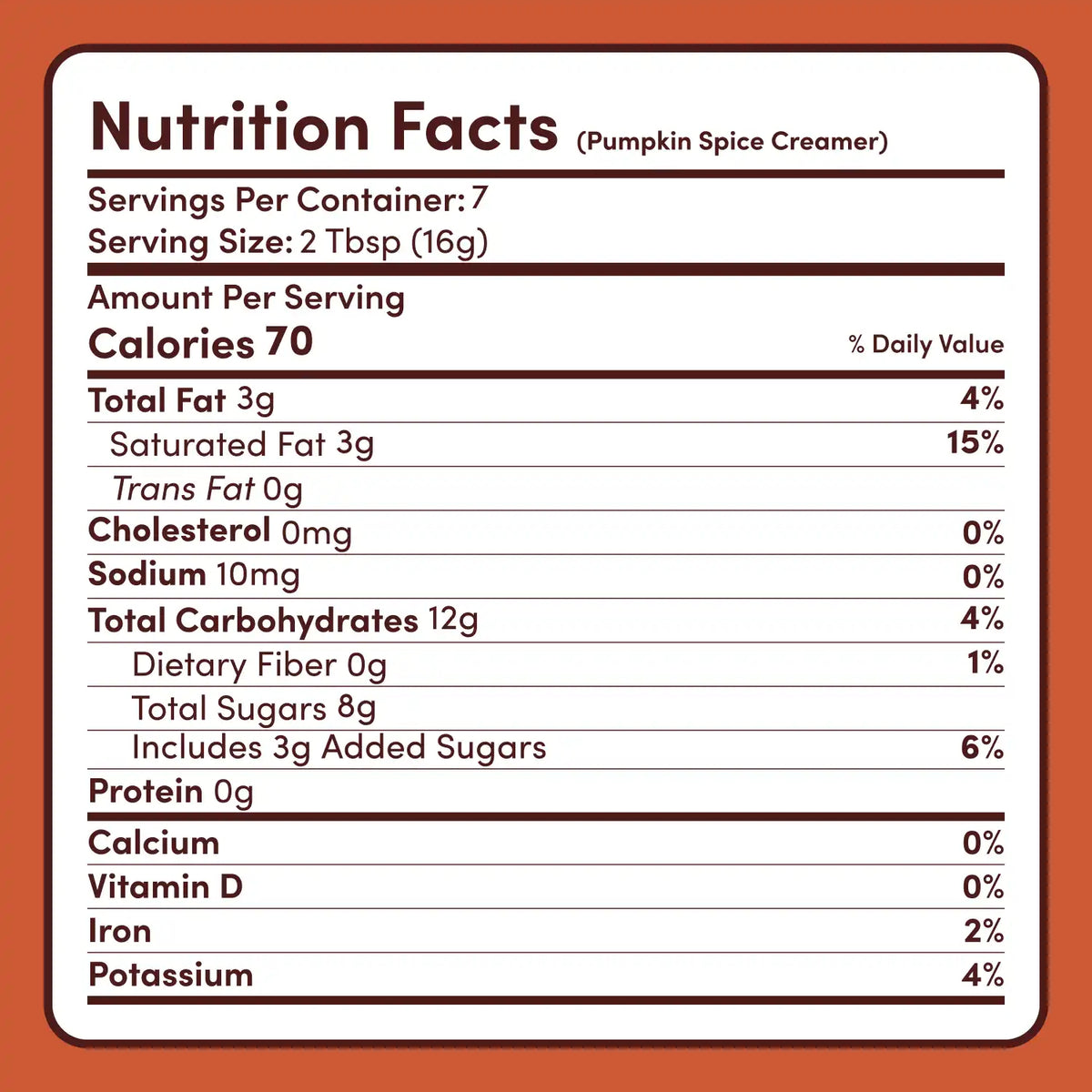 Pumpkin Spice Superfood Creamer Add-On (SPECIAL PRICING)